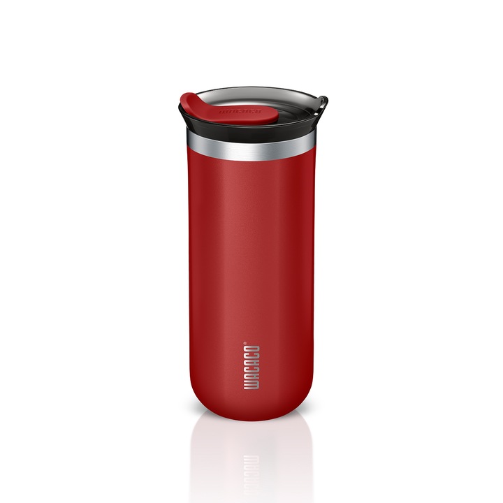 Термос чаша, Wacaco, Compatible Pipamoka/Cuppamoka, 435 мл, Червена