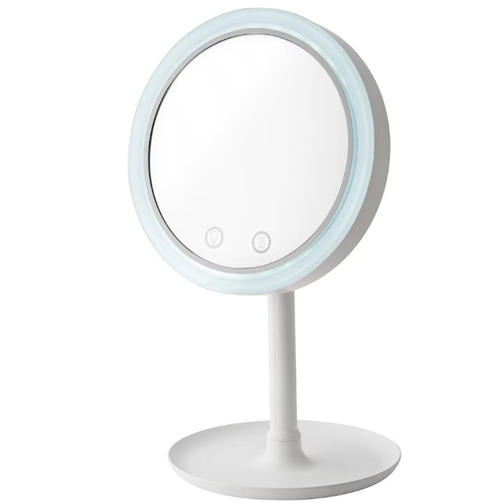 Oglinda Fan Miroir make-up cu LED ventilator si functie touch