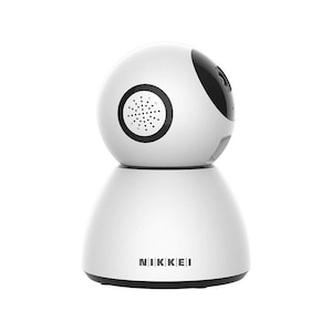 Camera de supraveghere Nikkei Smart CAM4 cu Pan/Tilt 360 grade, Full HD 1080P, Night Vision, Detectarea miscarilor, Two-Way Audio, Control Vocal, IP Wi-Fi, Aplicatie mobil, Alb
