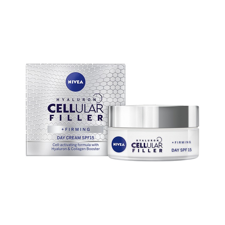 Set 2 x Crema de Zi Cellular Filler Nivea Visage Care FPS15 50ml