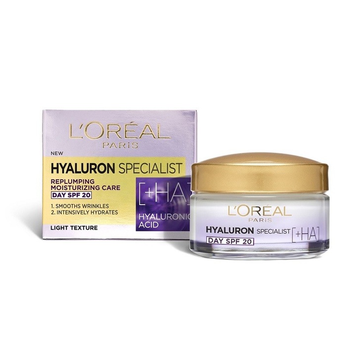 Set 2 x Crema de Zi Hyaluron Specialist Loreal Paris 50ml SPF20