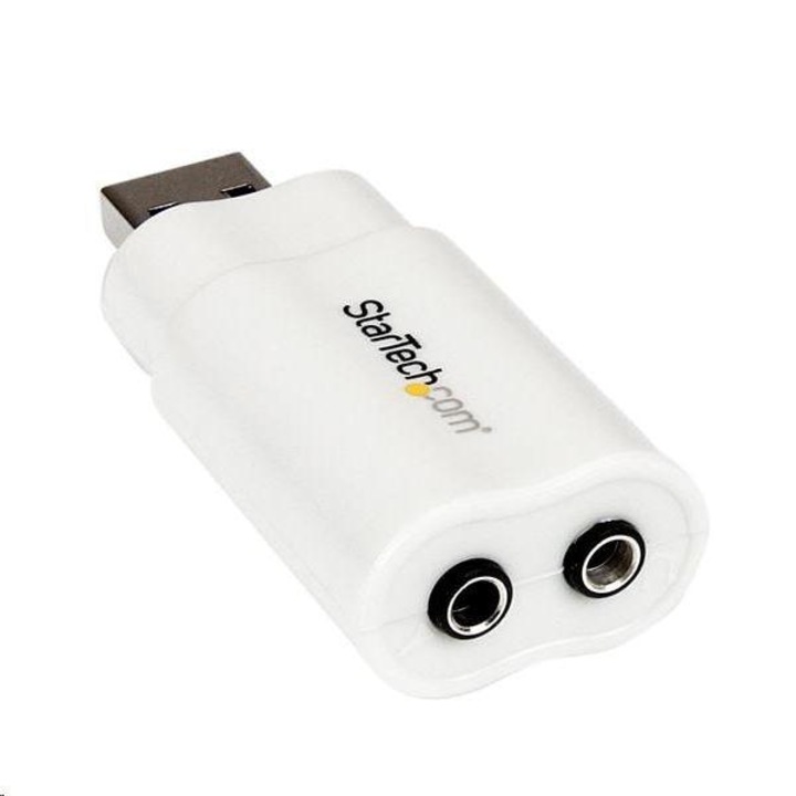 Placa de sunet externa, StarTech, USB 2.0, Alb