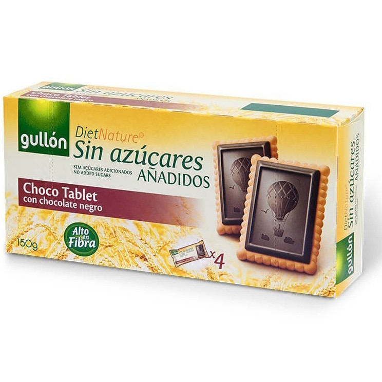 Biscuiti Cu Glazura De Ciocolata Neagra Fara Zahar Adaugat Gullon X G Emag Ro