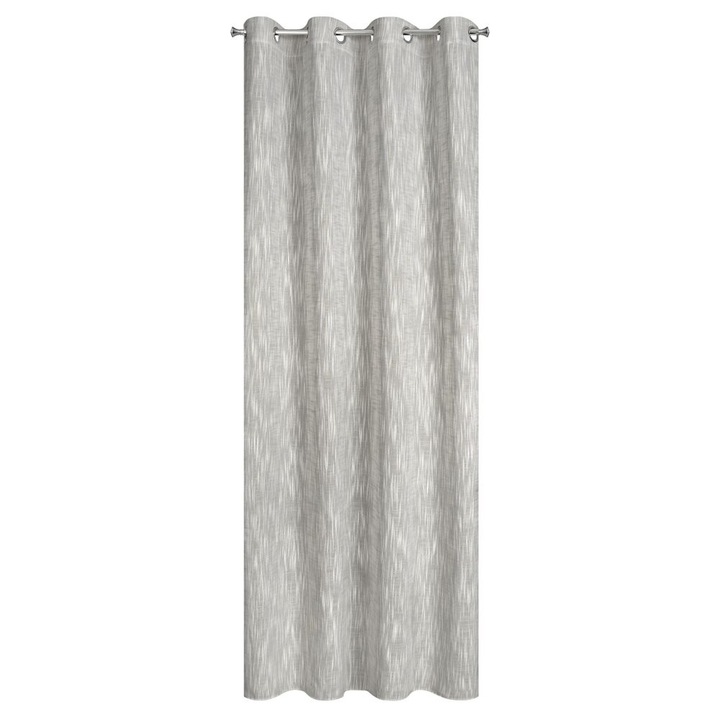 Eurofirany ANIKA dekoratív függöny, fém gyűrűkkel, 140x250, bézs