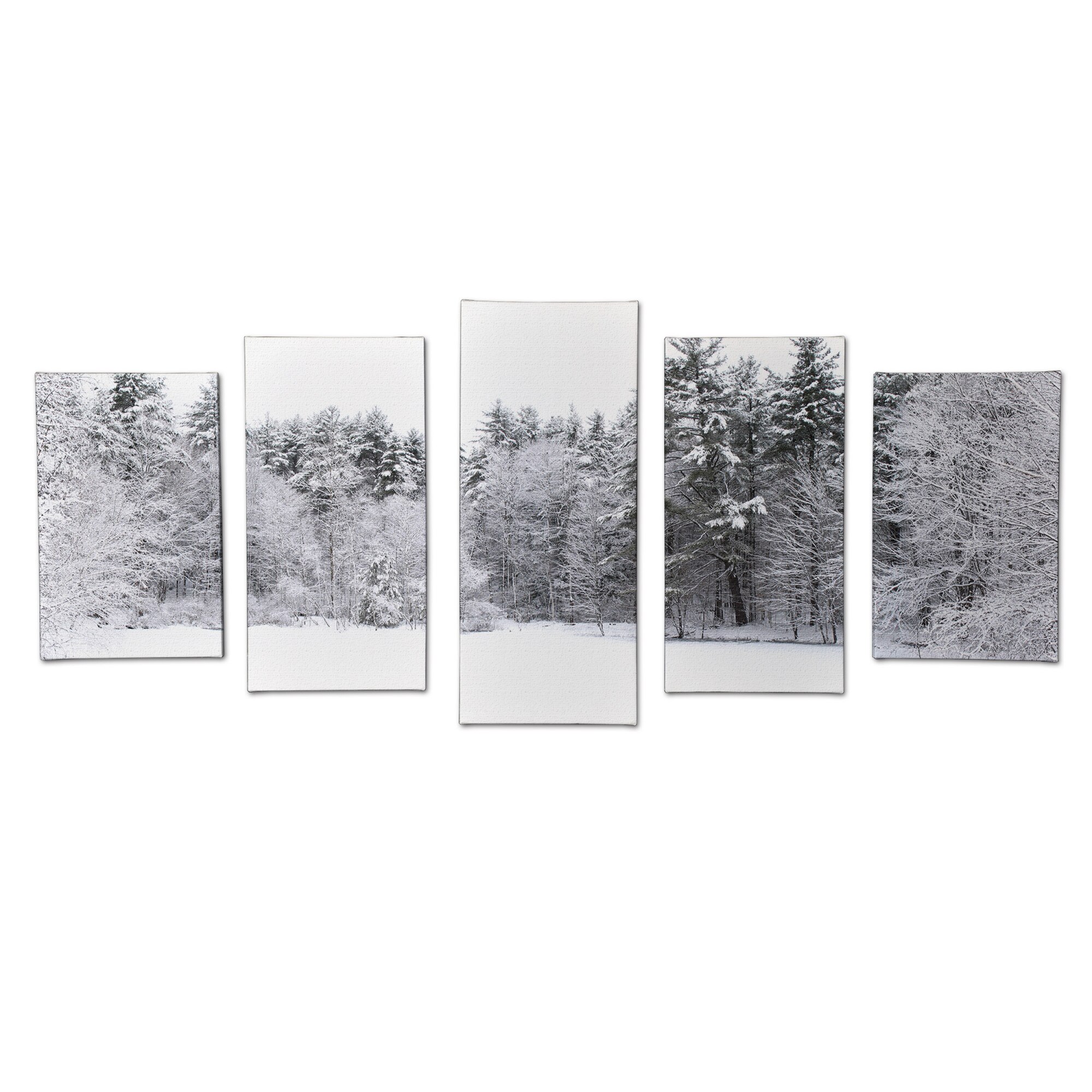 Tablou Multi-Canvas Artantida - Winter View 70 x 150 cm