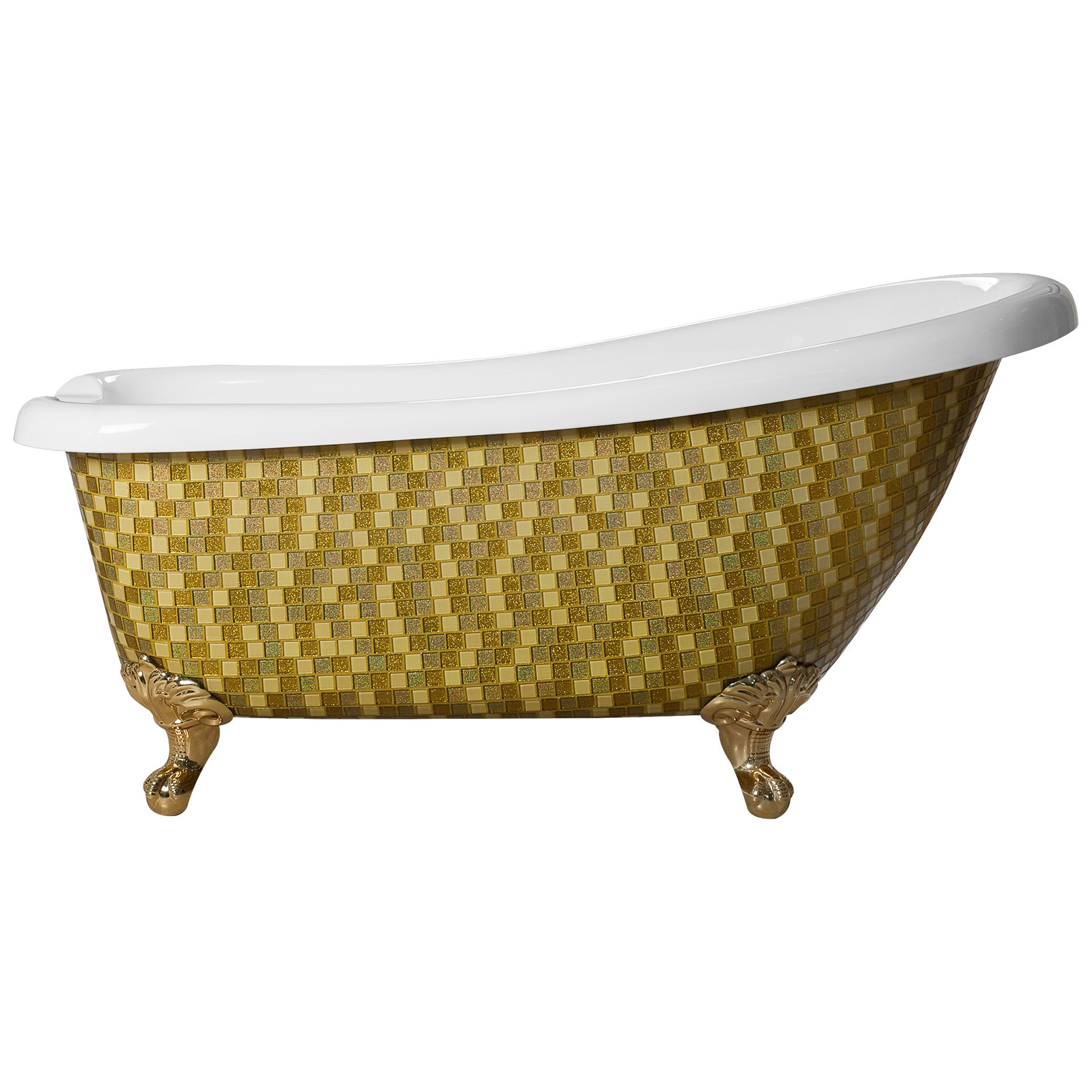 Cada de Baie Lux Saikallys Royal Series - Gold Mix Mosaic