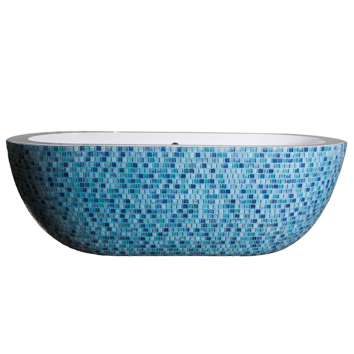 Cada de Baie Lux Saikallys Vintage Ocean Mosaico