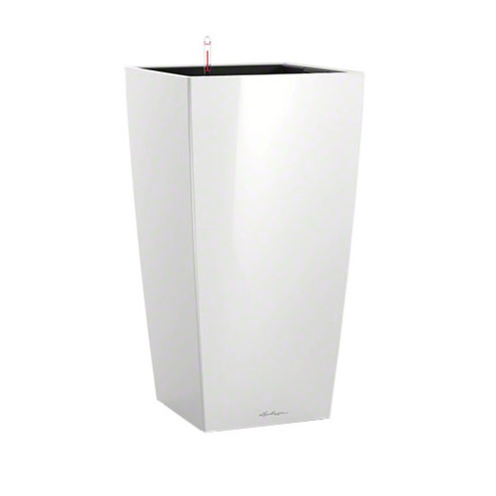 Ghiveci Lechuza Cubico Premium 40/75CM - set alb 18191