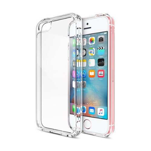 Husa de protectie Ultraslim iPhone 5, Silicon, Transparenta