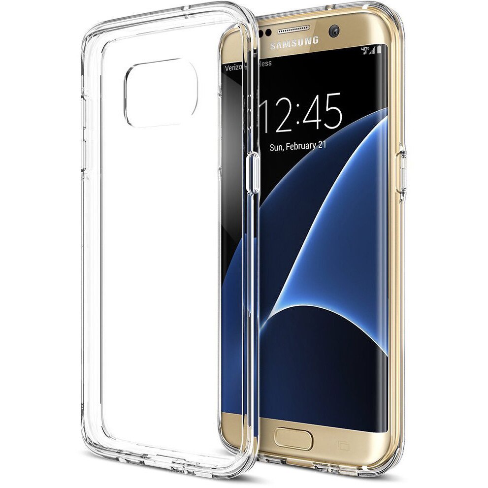Husa de protectie Ultraslim Samsung Galaxy S7 Edge, Silicon, Transparenta
