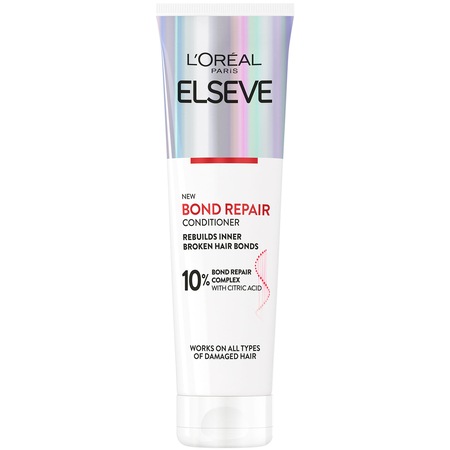 Balsam L'Oreal Paris Elseve Bond Repair pentru par deteriorat, 10% Acid Citric, 150 ml