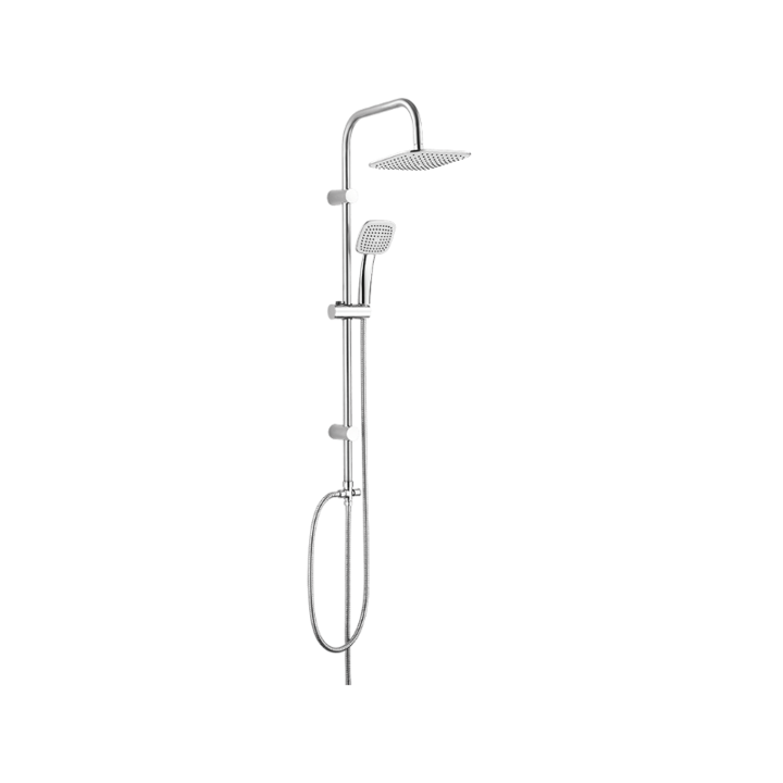 Kuchinox Ondo PG7_20KX, zuhanyrendszer állítható rúddal, fix zuhany 200 mm, mobil zuhany, fém, króm abs