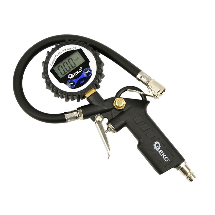 Pistol aer comprimat cu afisaj electronic 0-12 bar, 30cm Geko