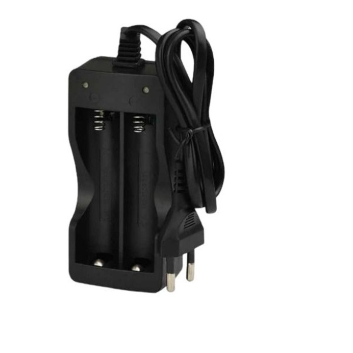 Incarcator acumulatori, Lithium, 1000mAh, Negru