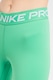 Nike, Фитнес клин Pro с Dri-FIT и лого на талията, Зелен