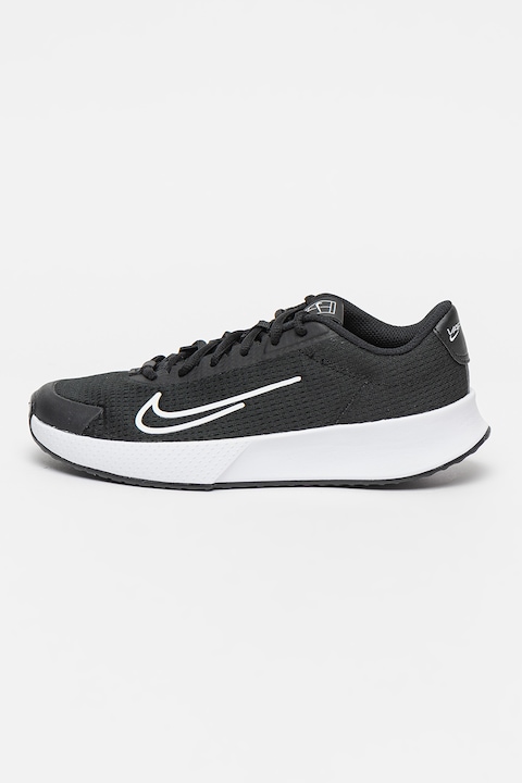 Nike, Pantofi pentru tenis Vapor Lite 2, Negru/Alb, 35.5