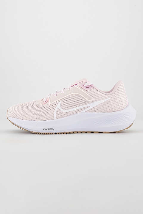 Nike, Pantofi cu imprimeu logo pentru alergare Air Zoom Pegasus 40, Roz pal
