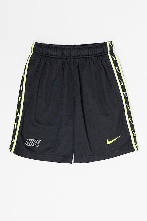 Nike, Repeat rugalmas derekú rövidnadrág, Fehér/Neonzöld/Fekete