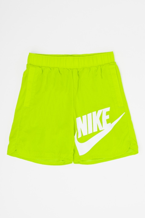 Nike, Logós rövidnadrág oldalzsebekkel, Limezöld