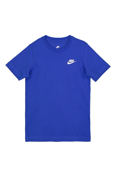 Nike, Тениска Futura от памук, Тъмносин