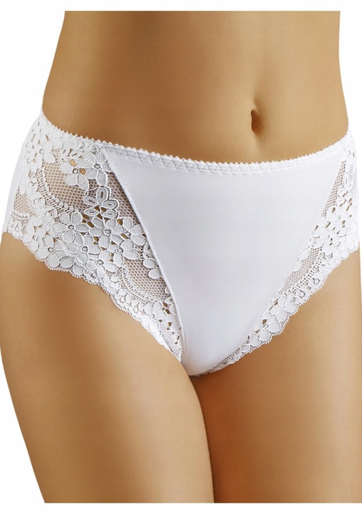 Дамски бикини EMILI, Lace, XL, Бяло