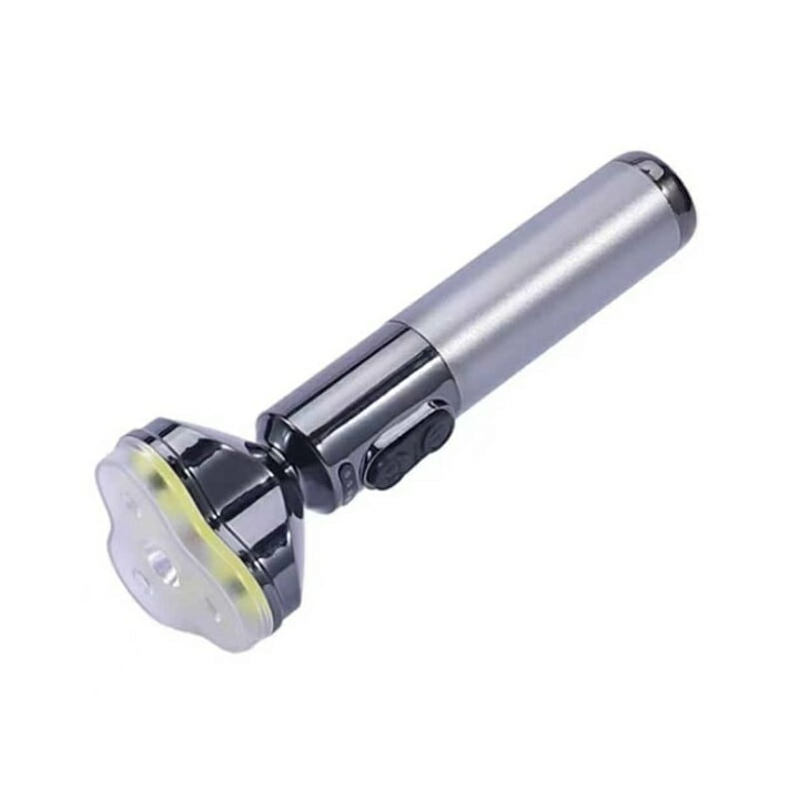 LED фенерче, Зареждащо, Сребристо