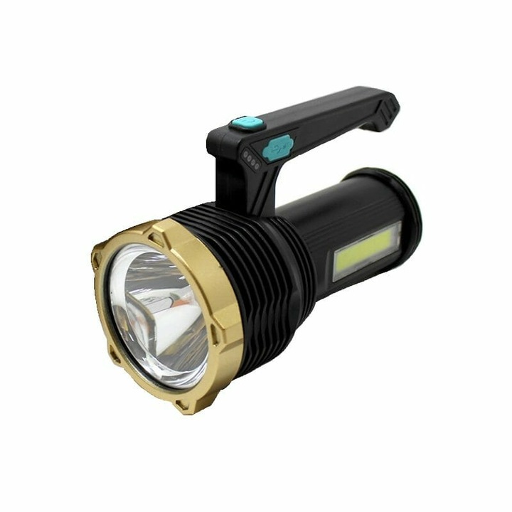 Акумулаторен LED фенер, PVC, многоцветен