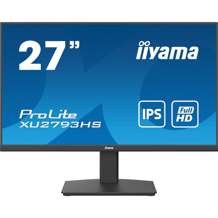 Iiyama ProLite számítógép monitor 68,6 cm (27") 1920 x 1080 pixelek Full HD LED Fekete (XU2793HS-B5)