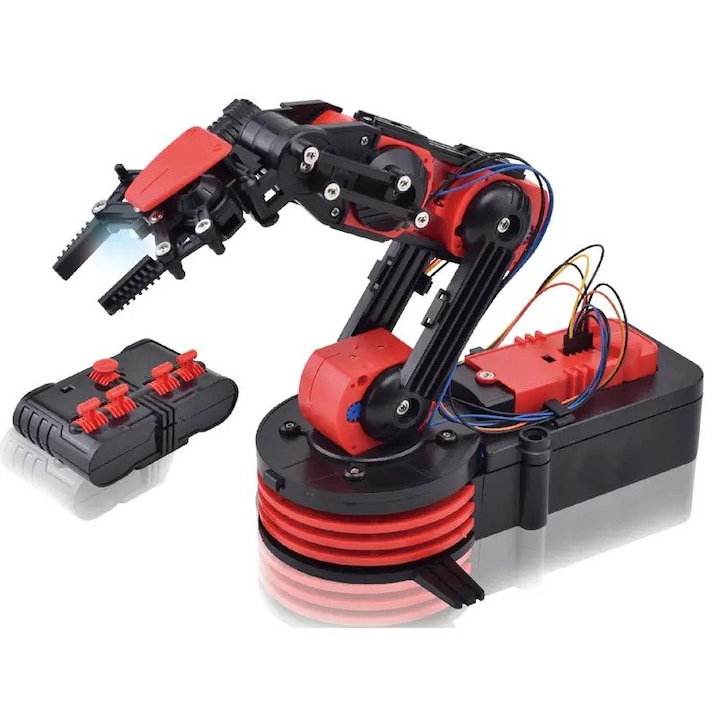 OEM Tetea oktatási játék, STEM manipulátor robotkar készlet, 2,4 G vezeték nélküli távirányítóval