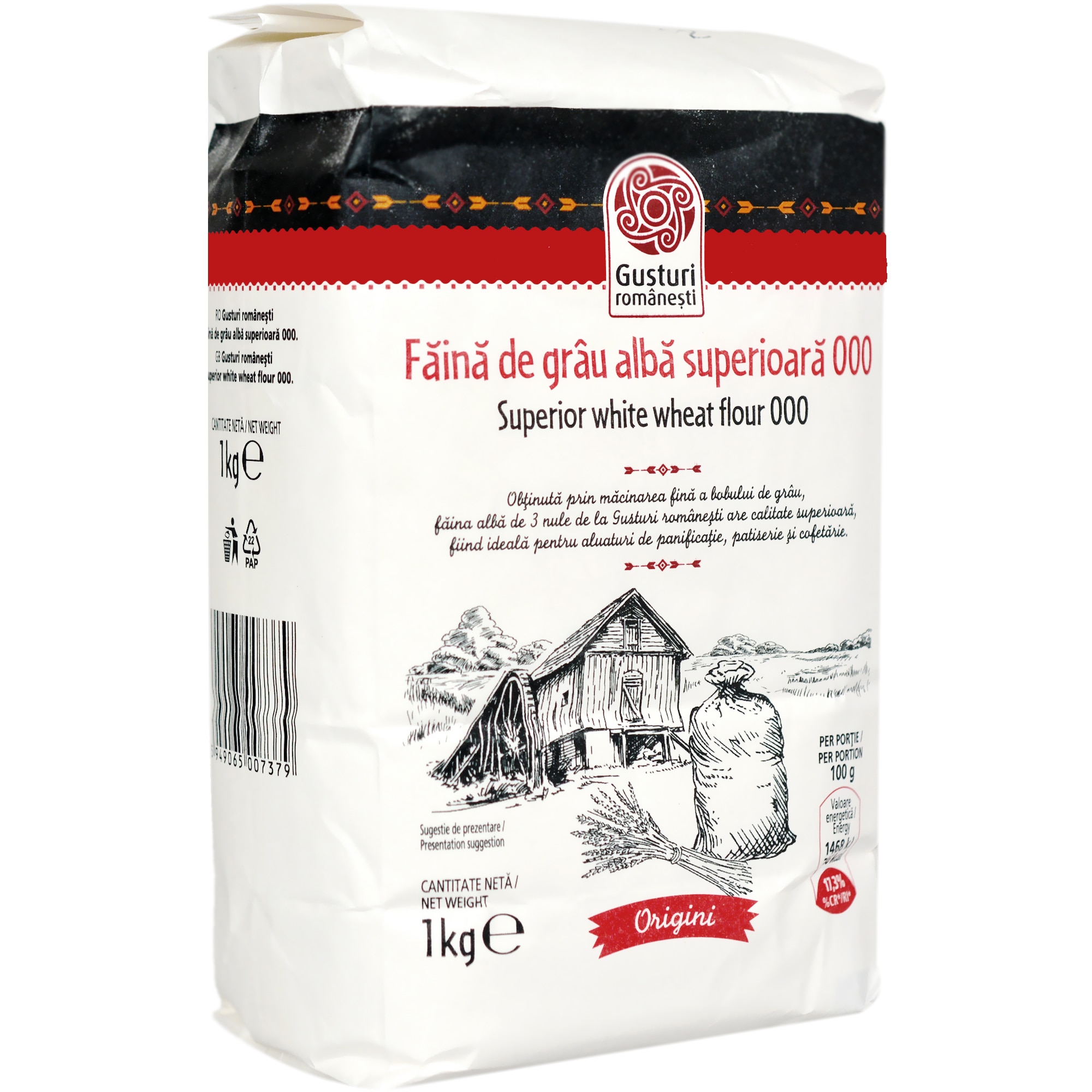 Faina Din Grau 000 1kg Gusturi Romanesti Emag Ro