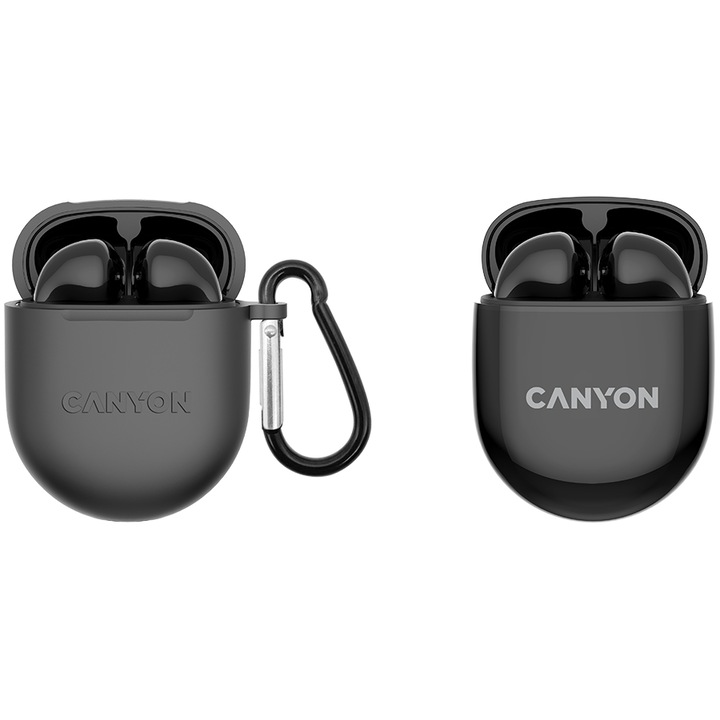 Безжични слушалки Canyon TWS-6, Черен