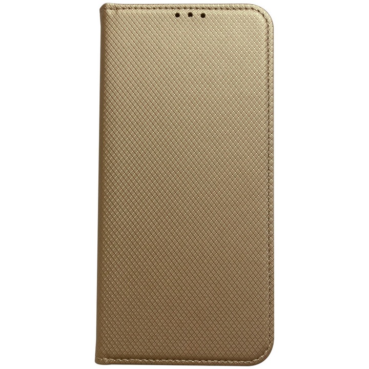 Предпазен калъф Smart Book за Samsung Galaxy A03, Златист/Сив