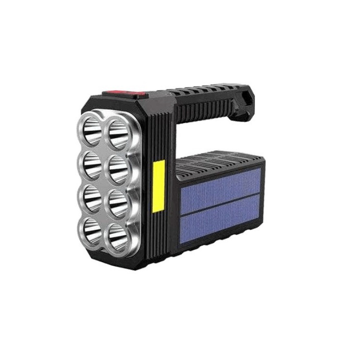 Акумулаторен LED фенер, USB, IPX6, Многоцветен