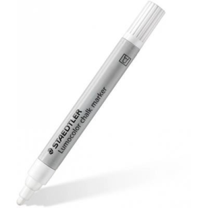 STAEDTLER Lumocolor 344-0 бял тебеширен маркер