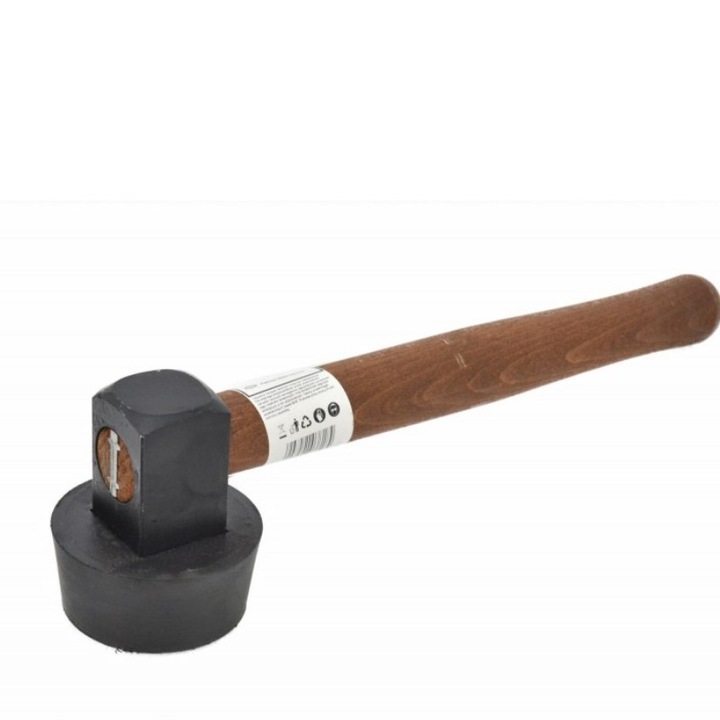 Ciocan cauciuc, AWTools AW31760, pentru pavaj, 7.5 cm