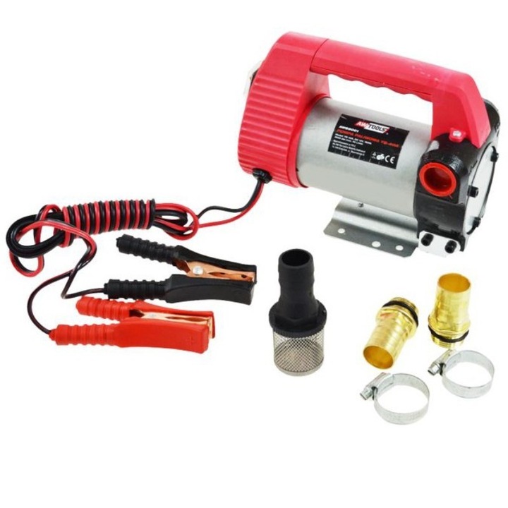 Pompa transfer motorina, AWTools AW85001, 12 V, 40l/min