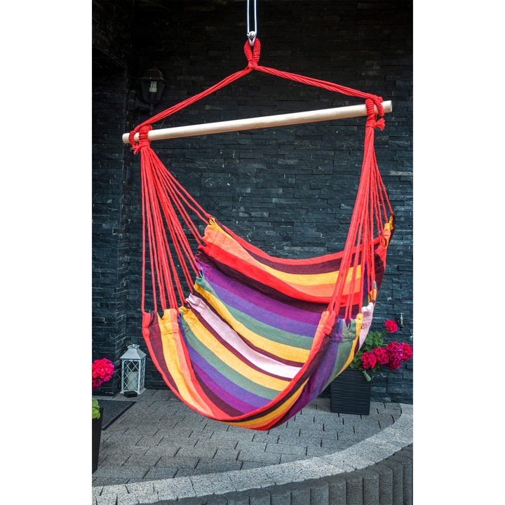 Hamac tip leagan, Zolta, 100x100cm, Multicolor