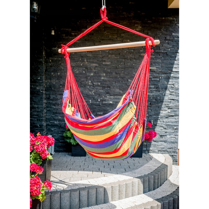 Hamac tip leagan, Zolta, 100x100cm, Multicolor