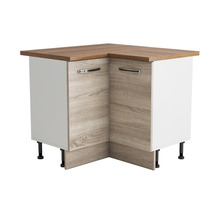 Coltar Alfa, sonoma, blat termic nuc, PAL, 100x83x60 cm