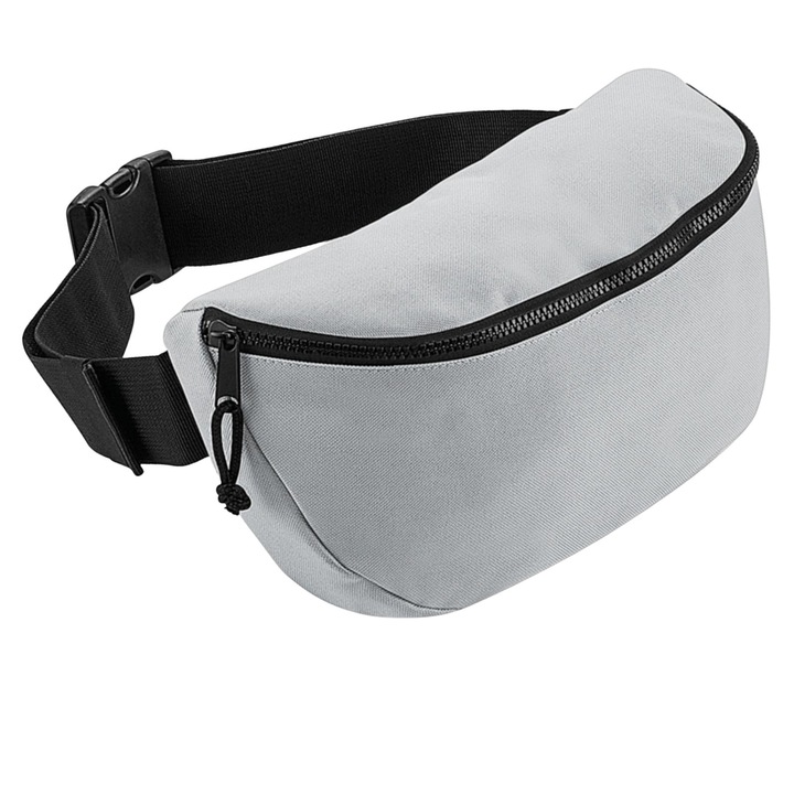 After Party táska, 3 zseb, kulcstartó, unisex, szürke