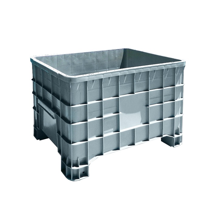 Carucior tip container industrial din plastic 300 Litri