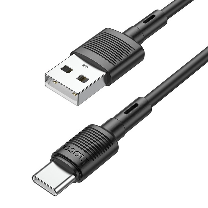USB кабел за данни и зареждане към USB Type-C HOCO X83, 1 м черен