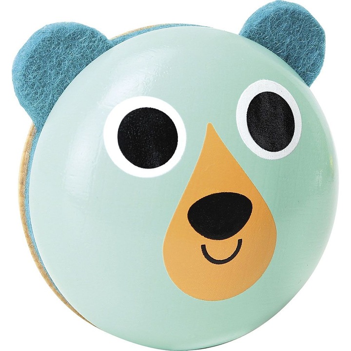 Vilac mackó csörgő játék, Fa, Kék