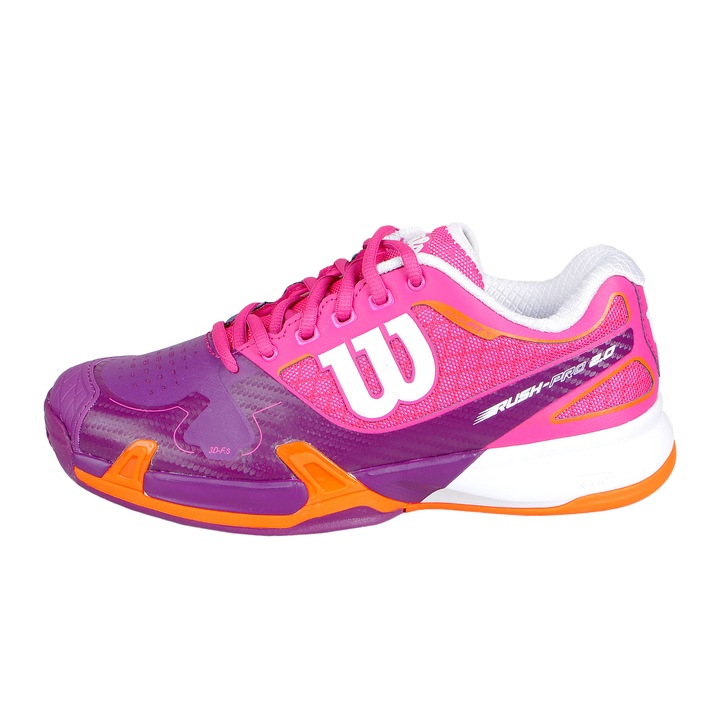 Pantofi sport dama Wilson Rush Pro 2.0 Clay Court W, Roz