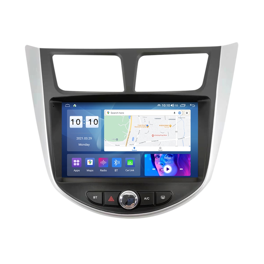 Navigatie dedicata Hyundai Accent 2010-2016 Original, NAVI-IT, 4 GB RAM ...