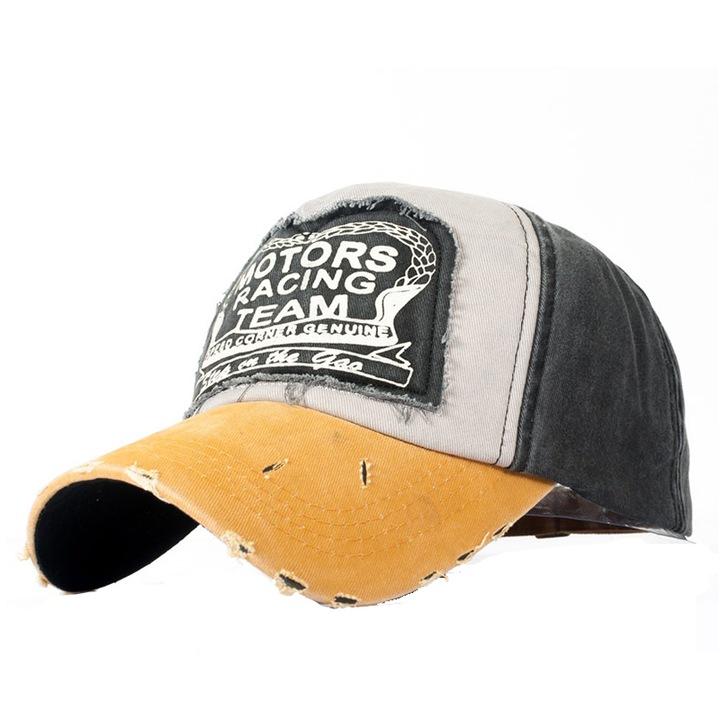 Шапка унисекс, памук, многоцветна, 54-60см