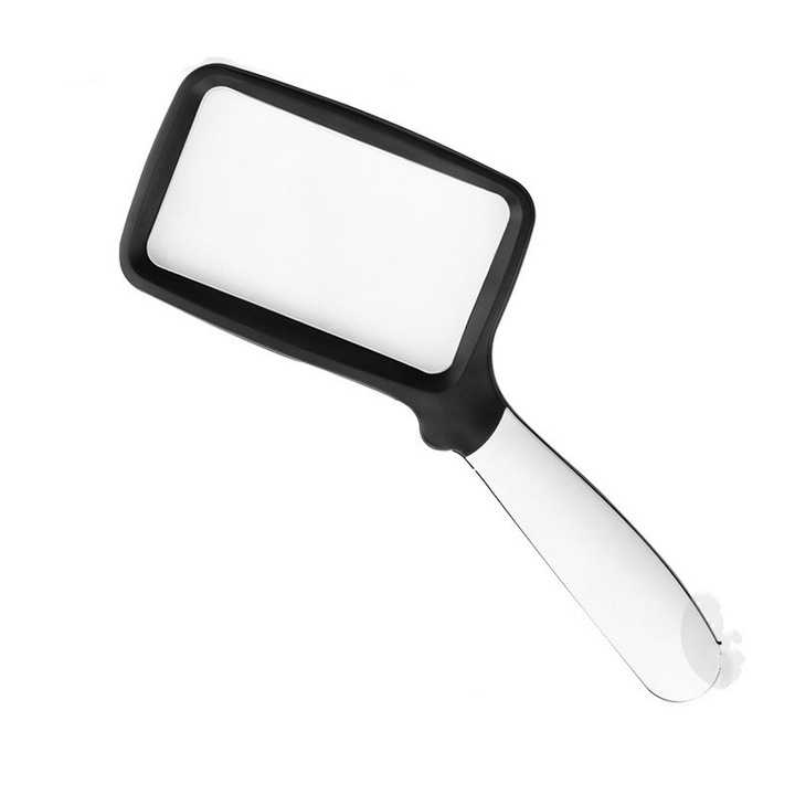 Lupa pliabila pentru citire cu 5 lumini LED, marire de 3 ori, 2 moduri de diminuare a intensitatii, foarte potrivita pentru citirea imprimarii mici, carti, vedere slaba, citire usoara pe timp de noapte