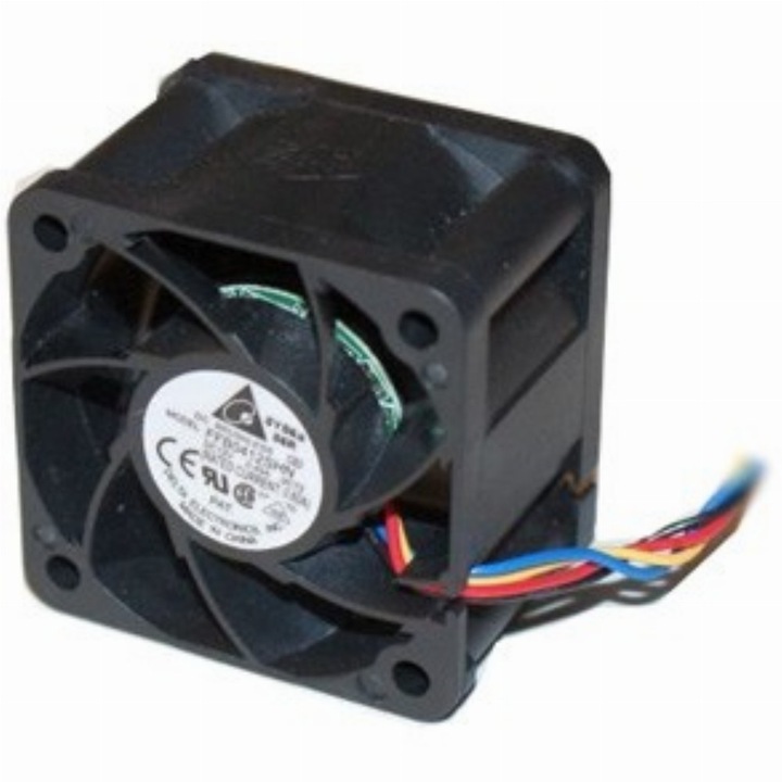 SUPERMICRO Fan, 1U, 4-pin, 13K RPM HP PWM, PB Free, 40x40x28 mm, Black, Retail (FAN-0065L4)