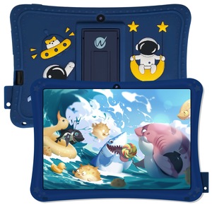 Tableta K7 Kids Ecran HD de 7 inchi, CPU Quad Core, OS Android 11.0 2 GB RAM + 32 GB ROM Tableta pentru copii, WiFi Bluetooth 5.0, Camere duale, Control parental, Aplicatii educationale, Albastru