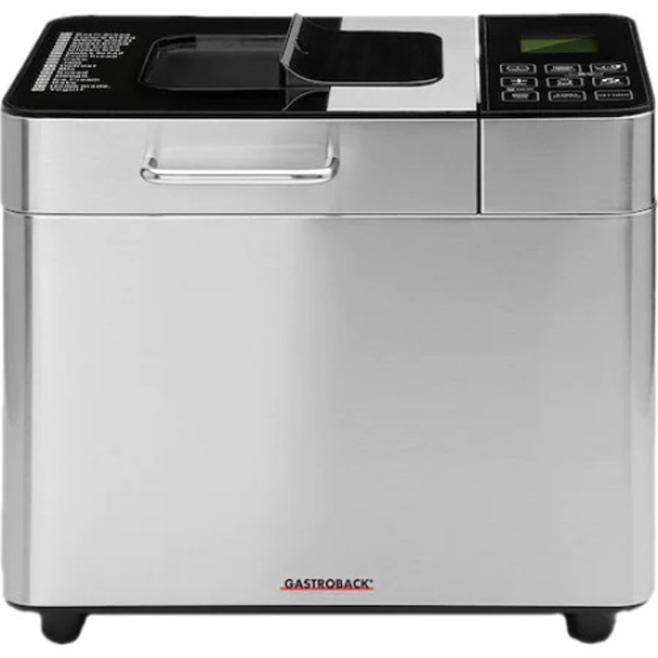 Хлебопекарна Gastroback Advanced, 500 W, 1000 гр, 18 програми